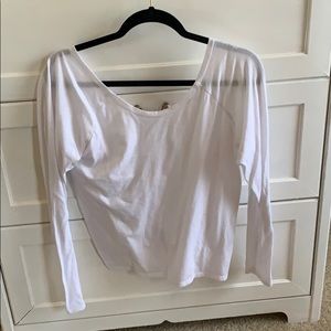 White work out top
